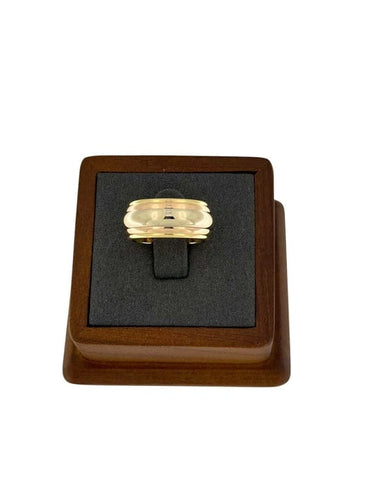 Bague 53 Cartier - Bague rotative en triple or 18 carats 58 Facettes