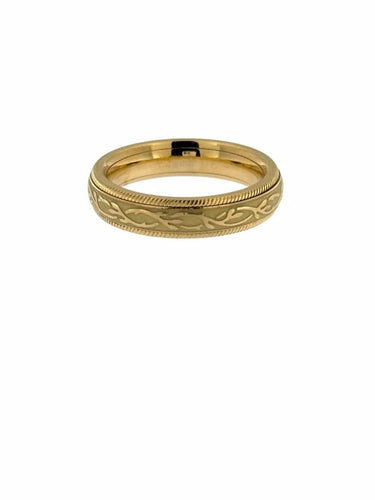 Bague 53 Wellendorff - Bague cinétique en or jaune 18 carats et diamants 58 Facettes