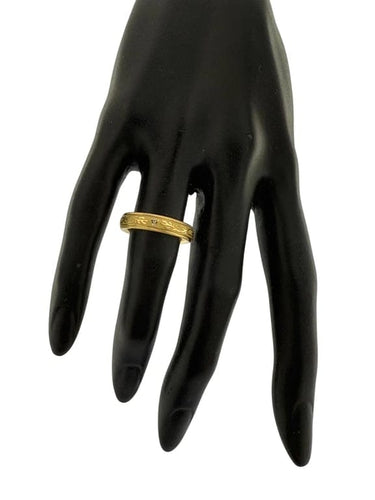 Bague 53 Wellendorff - Bague cinétique en or jaune 18 carats et diamants 58 Facettes