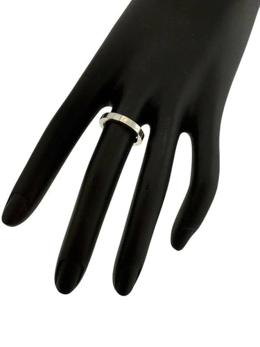 Bague 52 Cartier Lanières - Bague en or blanc 18 carats 58 Facettes