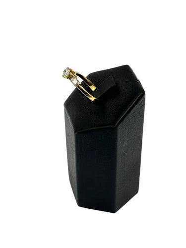 Bague 54 Bague trilogie en or jaune 18 carats avec diamants 0,80 ct 58 Facettes