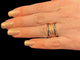 Bague 54.5 Bulgari B.zero1 - Bague en or rose 18 carats et céramique 58 Facettes