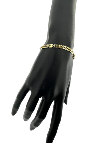 Bracelet UnoAErre - Bracelet en or jaune et or blanc 18 carats 58 Facettes