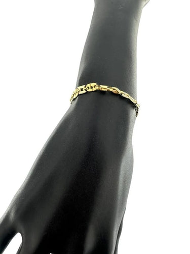 Bracelet UnoAErre - Bracelet en or jaune et or blanc 18 carats 58 Facettes
