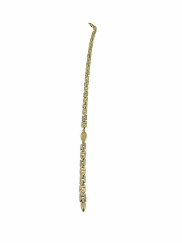 Bracelet UnoAErre - Bracelet en or jaune et or blanc 18 carats 58 Facettes