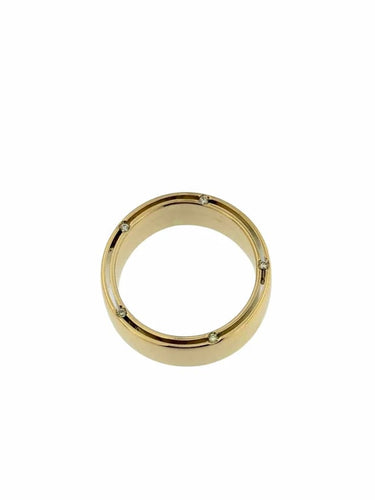 Bague 59.5 Damiani et Brad Pitt - Bague en or jaune 18 carats avec diamants 58 Facettes