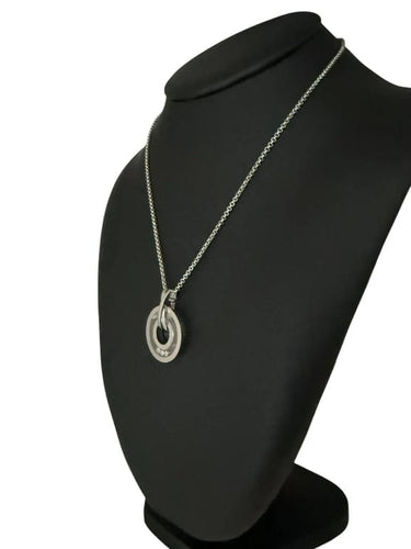 Pendentif Chopard Happy Diamonds - Pendentif en or blanc 18 carats et diamants 58 Facettes