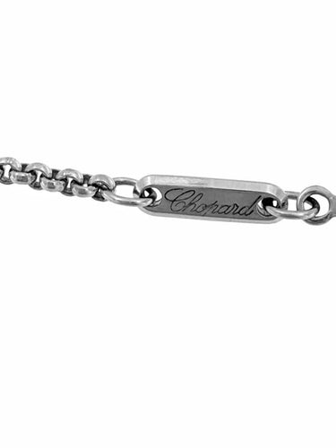 Pendentif Chopard Happy Diamonds - Pendentif en or blanc 18 carats et diamants 58 Facettes