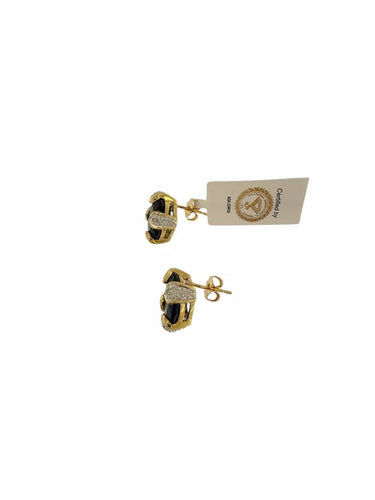Boucles d'oreilles Clous d’oreilles - Saphirs et diamants en or 18 carats 58 Facettes