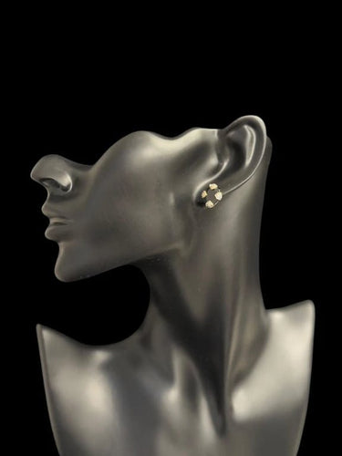 Boucles d'oreilles Clous d’oreilles - Saphirs et diamants en or 18 carats 58 Facettes