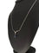 Collier Collier en or blanc 18 carats avec saphir et diamant 58 Facettes