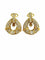 Boucles d'oreilles Boucles d'oreilles en or jaune 18 carats avec diamants 2,50 ct 58 Facettes