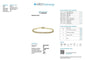 Bracelet Bracelet tennis en or jaune 14 carats avec diamants 58 Facettes