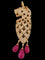 Pendentif Pendentif panthère en or rose 18 carats avec diamants, onyx et rubis 58 Facettes