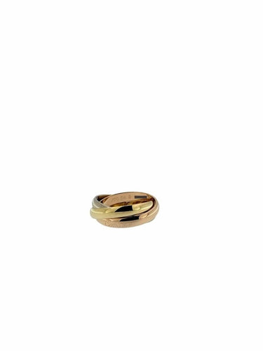 Bague 54 Cartier Trinity - Bague Trinity triple en or 18 carats 58 Facettes
