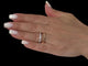 Bague 54.4 Al Coro Mezzaluna - Bague en or rose et diamants 58 Facettes