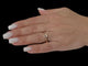Bague 55.1 Chopard Happy Diamonds - Bague cœur en or jaune 18 carats et diamant 58 Facettes