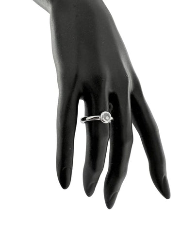 Bague 55 Chopard Happy Diamonds - Bague en or blanc 18 carats et diamant 58 Facettes