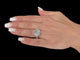 Bague 57 Chopard Happy Spirit - Bague en or blanc 18 carats et diamants 58 Facettes