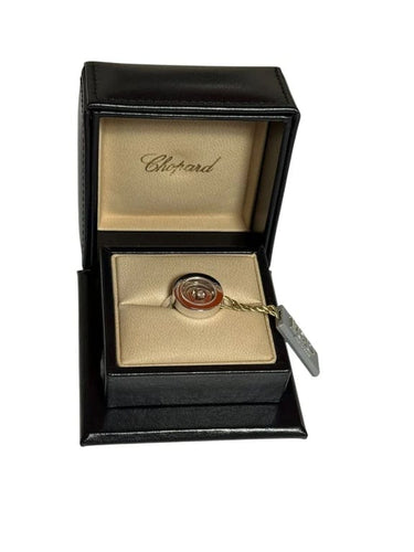 Bague 57 Chopard Happy Spirit - Bague en or blanc 18 carats et diamants 58 Facettes