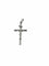 Pendentif UnoAErre - Pendentif crucifix en or blanc 18 carats 58 Facettes