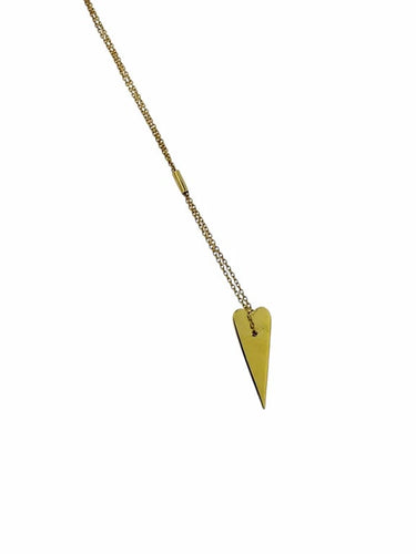 Collier Pianegonda - Collier cœur en or jaune 18 carats et diamant 58 Facettes
