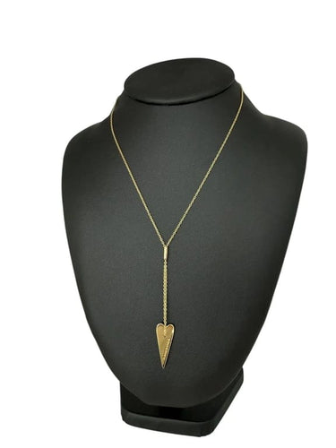 Collier Pianegonda - Collier cœur en or jaune 18 carats et diamant 58 Facettes