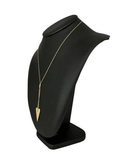 Collier Pianegonda - Collier cœur en or jaune 18 carats et diamant 58 Facettes