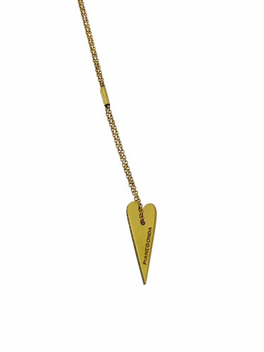 Collier Pianegonda - Collier cœur en or jaune 18 carats et diamant 58 Facettes