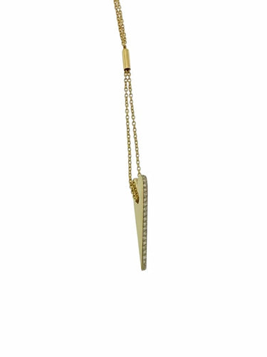 Collier Pianegonda - Collier cœur en or jaune 18 carats et diamant 58 Facettes