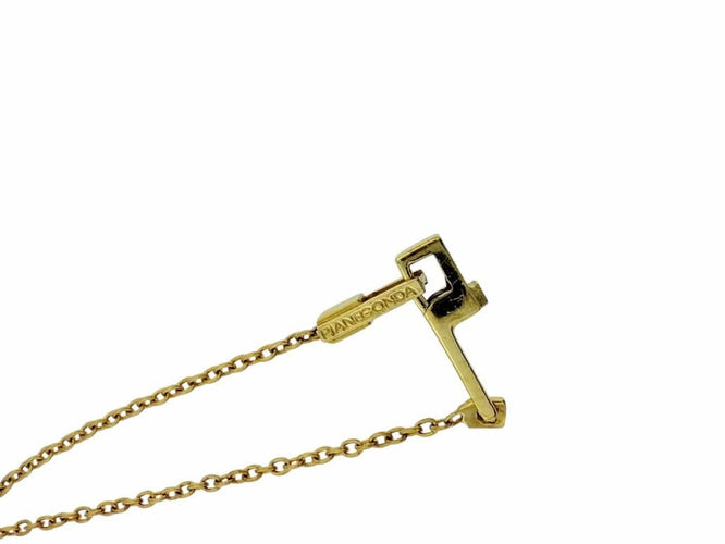Collier Pianegonda - Collier cœur en or jaune 18 carats et diamant 58 Facettes