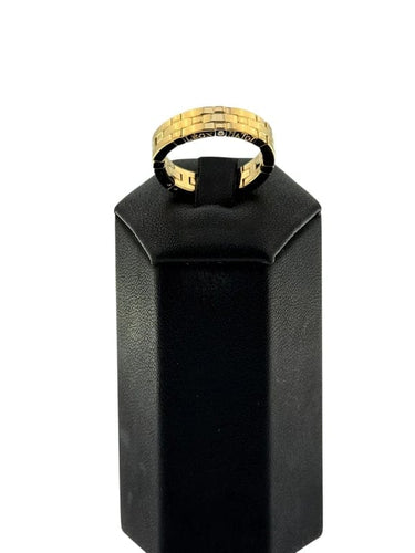 Bague 56 Leon Hatot - Bague flexible en or jaune 18 carats avec diamant 58 Facettes