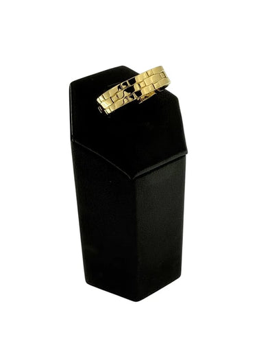 Bague 56 Leon Hatot - Bague flexible en or jaune 18 carats avec diamant 58 Facettes