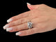 Bague 55 Vendome Ligne Vendôme - Bague en or blanc 18 carats et diamants 58 Facettes