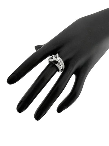 Bague 55 Vendome Ligne Vendôme - Bague en or blanc 18 carats et diamants 58 Facettes