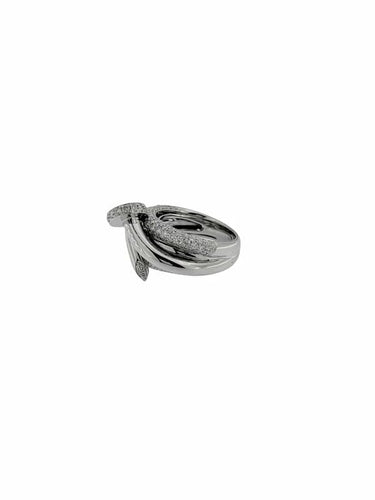 Bague 55 Vendome Ligne Vendôme - Bague en or blanc 18 carats et diamants 58 Facettes