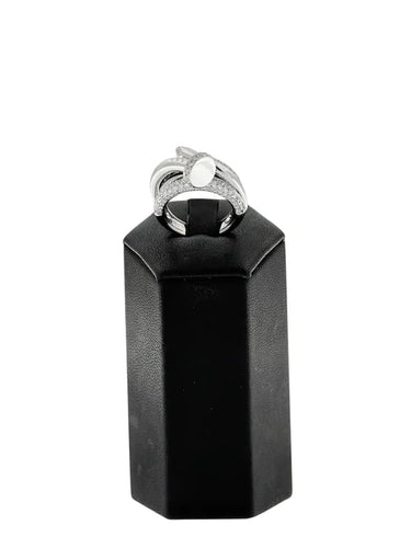 Bague 55 Vendome Ligne Vendôme - Bague en or blanc 18 carats et diamants 58 Facettes