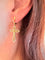 Boucles d'oreilles Boucles d'oreilles croix en or jaune 18 carats et diamants 58 Facettes