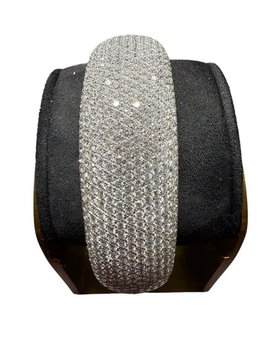 Bracelet Bracelet en or blanc 18 carats et diamants 16,18 ct 58 Facettes