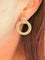 Boucles d'oreilles Boucles d'oreilles italiennes en or rose 18 carats et diamants 58 Facettes