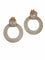 Boucles d'oreilles Boucles d'oreilles italiennes en or rose 18 carats et diamants 58 Facettes