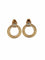 Boucles d'oreilles Boucles d'oreilles italiennes en or rose 18 carats et diamants 58 Facettes