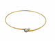 Collier Collier vintage flexible en or jaune 18 carats, perles et diamants 58 Facettes