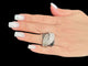 Bague 56 Ligne Vendôme - Bague cocktail en or rose 18 carats et diamants 58 Facettes