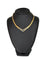 Collier Collier ras-de-cou rétro en or jaune 18 carats, diamants et saphirs 58 Facettes
