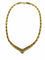 Collier Collier ras-de-cou rétro en or jaune 18 carats, diamants et saphirs 58 Facettes