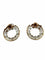 Boucles d'oreilles Boucles d'oreilles en or rose et or blanc 18 carats, diamants naturels 58 Facettes
