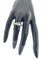 Bague 54 Bague solitaire en or jaune et blanc 18 carats avec diamant 1,30 ct 58 Facettes