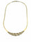 Collier Collier ras-de-cou vintage italien en or jaune 18 carats et diamants 58 Facettes