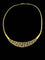 Collier Collier ras-de-cou vintage italien en or jaune 18 carats et diamants 58 Facettes